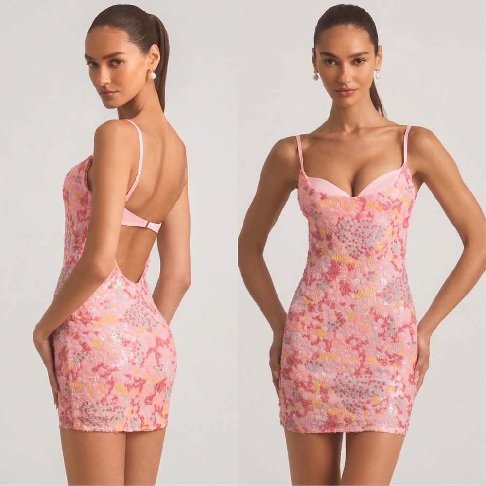 🌸 Embellished Camisole Mini Dress 🌸